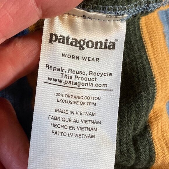 Patagonia L/S Rugby Striped Shirt, Like New - Picture 5 of 8